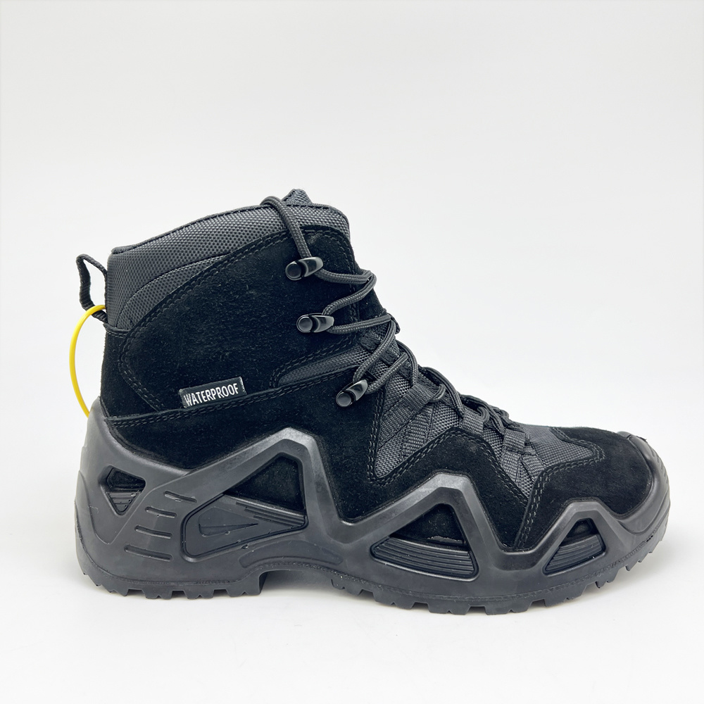 Nouvelles bottes de s&eacute;curit&eacute; en daim de vache imperm&eacute;ables pour hommes