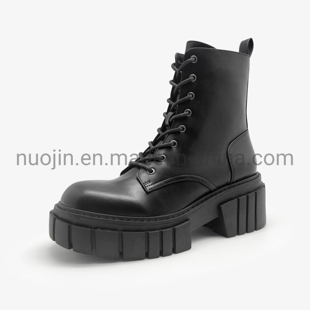 Chaussures &agrave; la mode pour femmes Automne et hiver Talon carr&eacute; Bout carr&eacute; Chaussures pour femmes Bottines courtes