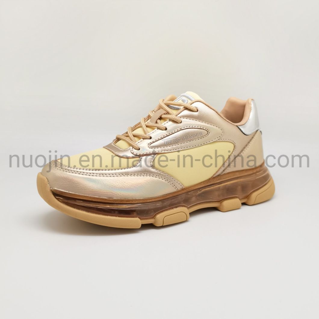 Baskets &agrave; coussin d'air pour femmes, chaussures de marche l&eacute;g&egrave;res et respirantes, d&eacute;contract&eacute;es et confortables