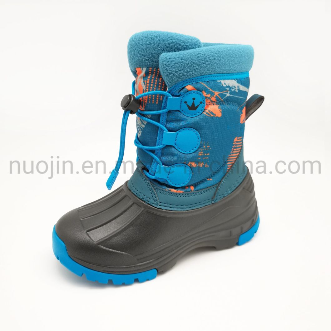 Conception personnalis&eacute;e unique de haute qualit&eacute; filles gar&ccedil;ons bottes de neige pour enfants portables antid&eacute;rapantes