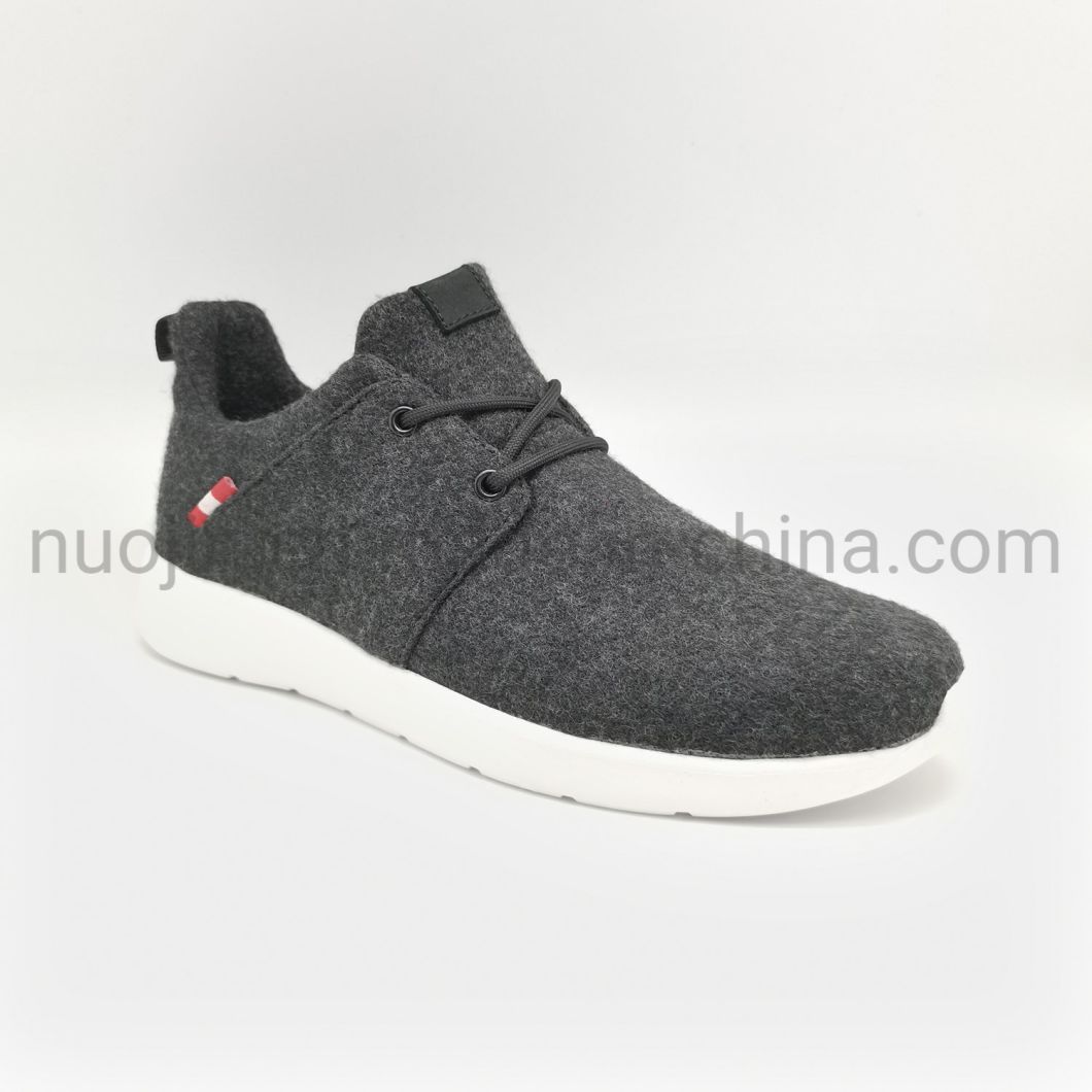 Chaussure en laine Chaussures de marche chaudes Chaussure d&eacute;contract&eacute;e pour hommes