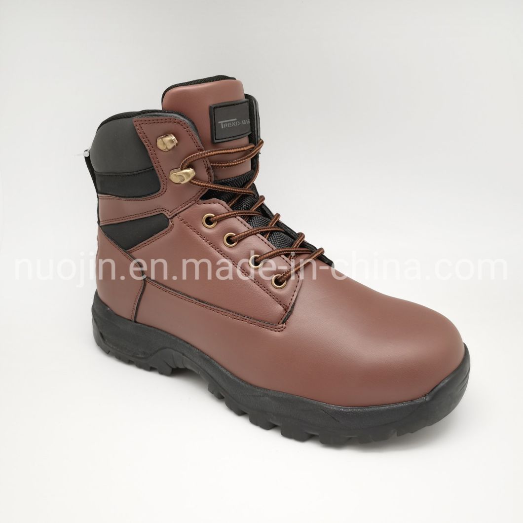 Offre sp&eacute;ciale hommes embout en acier chaussures en cuir Construction s&eacute;curit&eacute; cheville bottes de travail