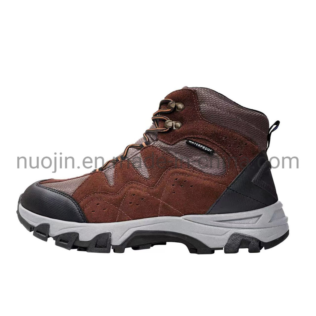 Bottes de s&eacute;curit&eacute; de nouveau style, chaussures de randonn&eacute;e imperm&eacute;ables avec bout en acier, chaussures d'ext&eacute;rieur pour hommes