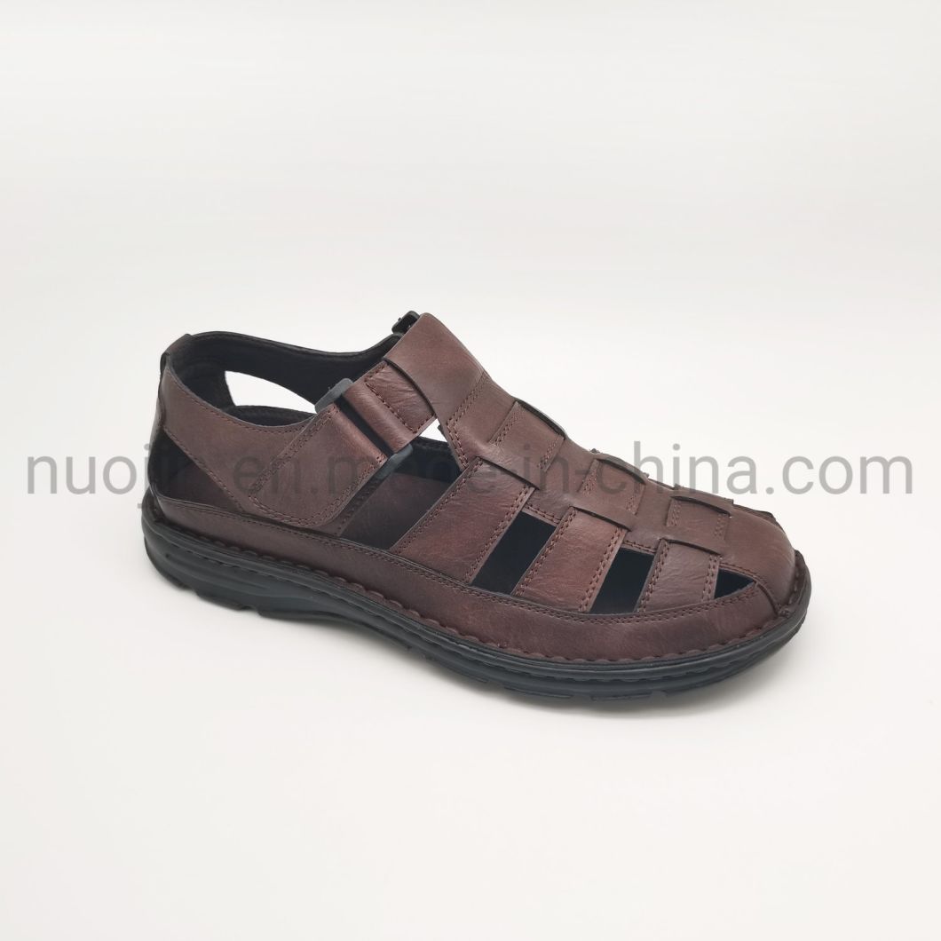 &Eacute;t&eacute; confortable hommes Fashion Slipper PU Beach hommes sandales