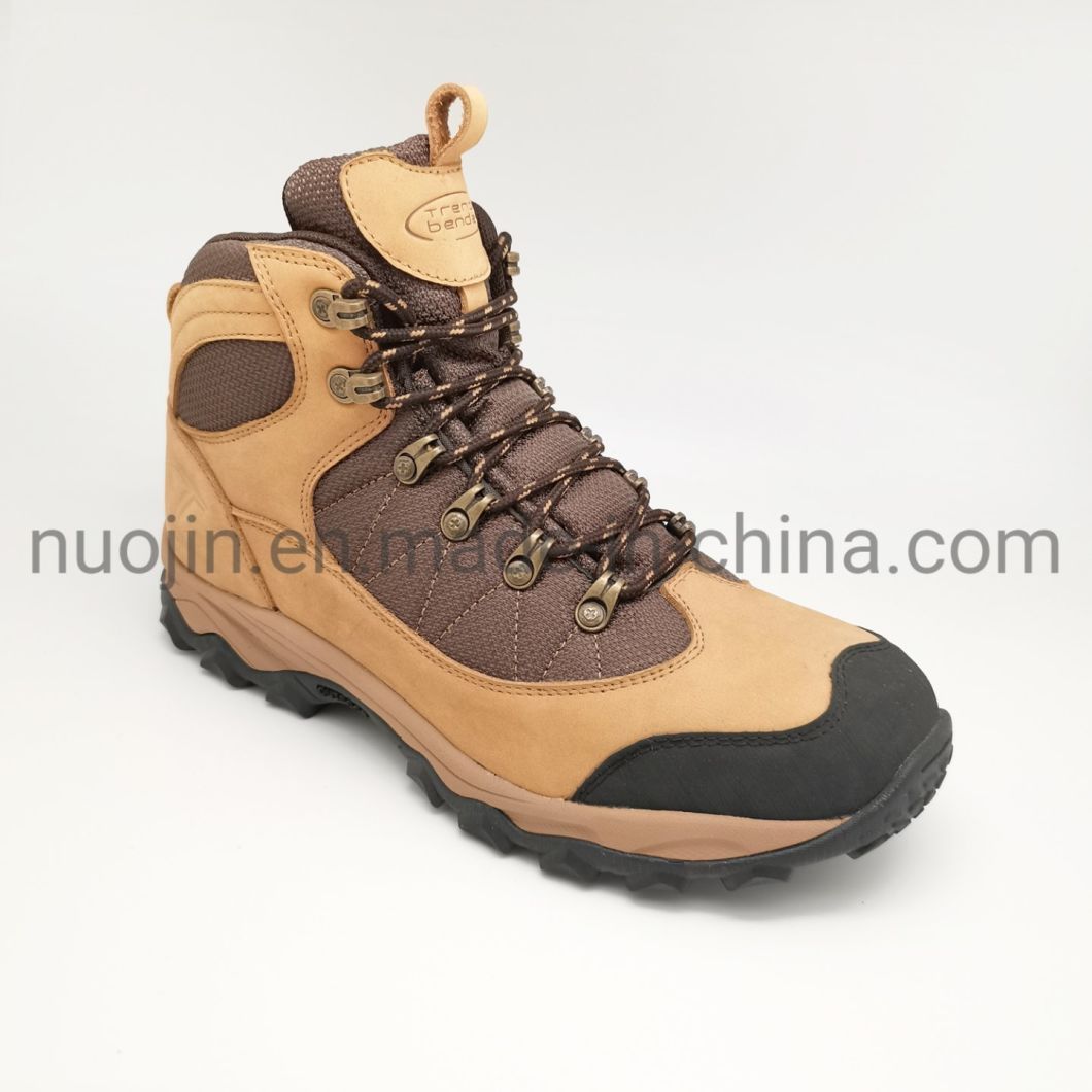 Bottes d'ext&eacute;rieur en cuir de haute qualit&eacute;, chaussures de randonn&eacute;e pour hommes