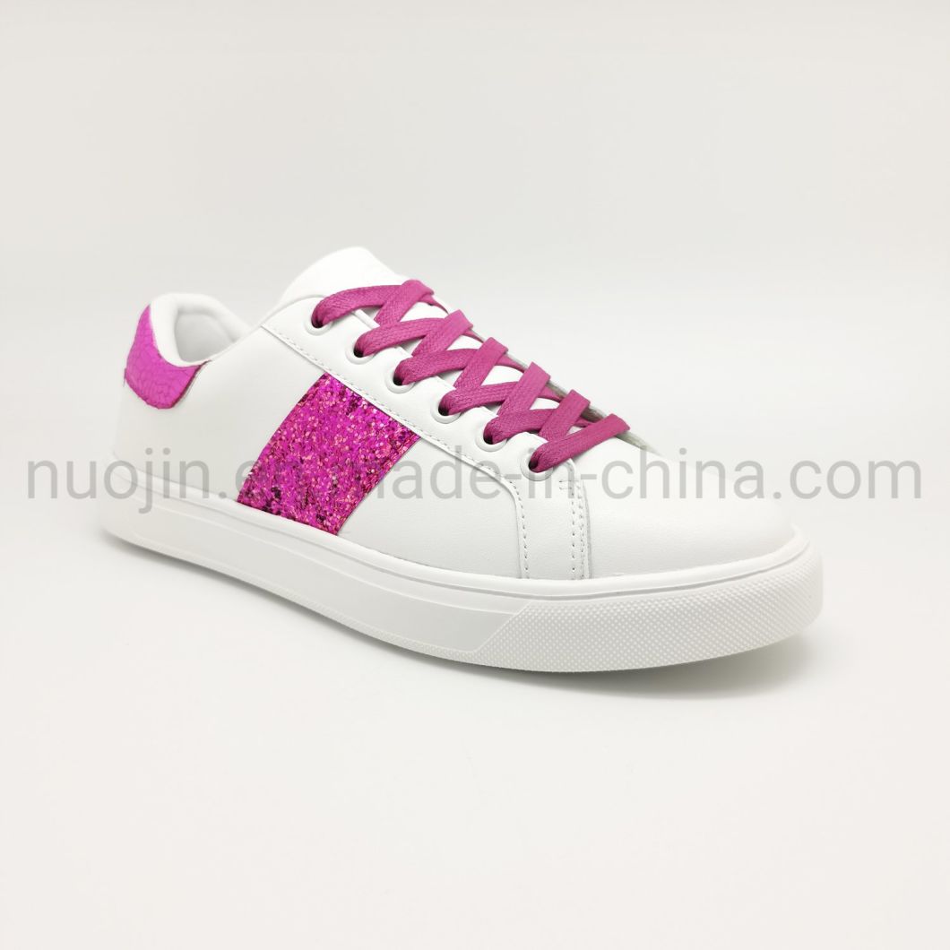 Offre sp&eacute;ciale femmes chaussures de Sport d&eacute;contract&eacute;es couleurs unies baskets Skateboard chaussures de course pour les femmes