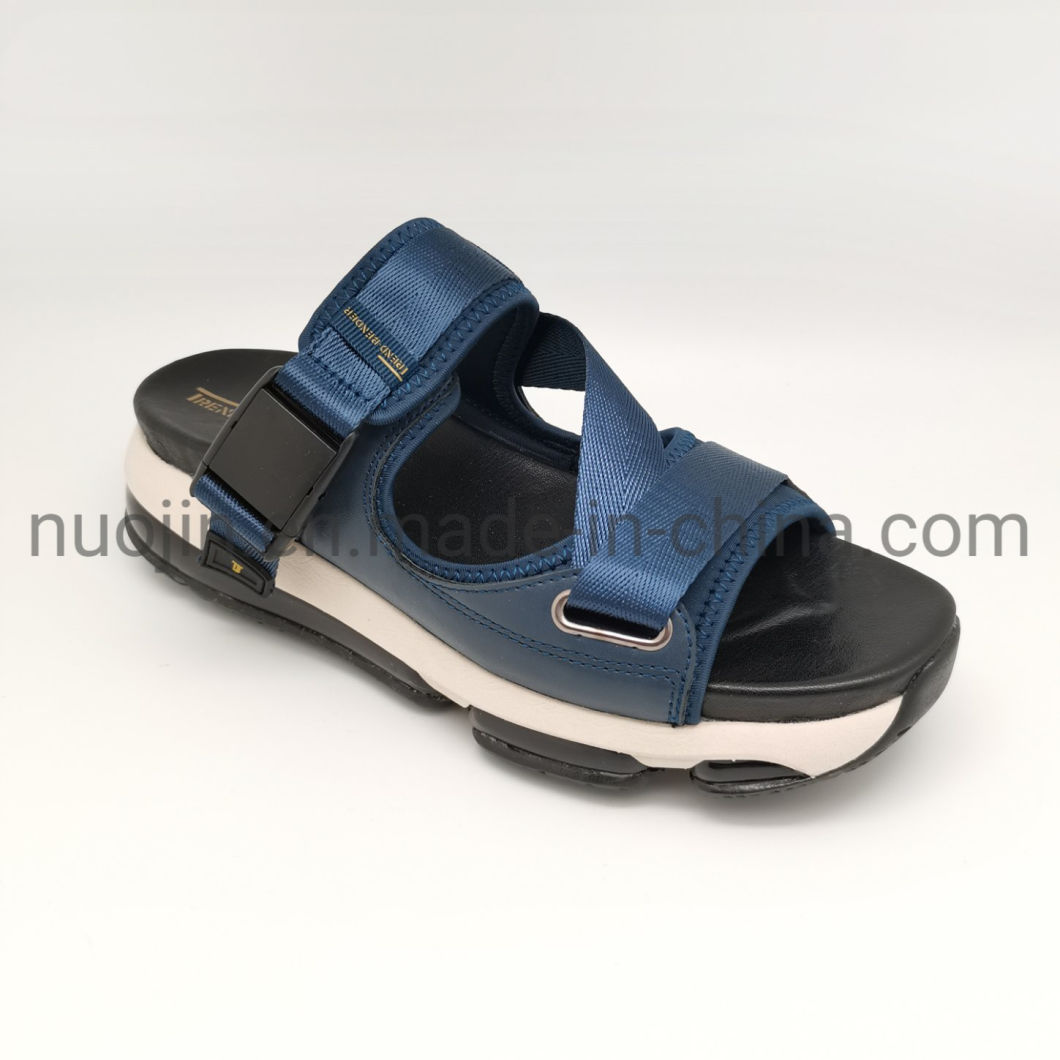 Sandale de plage d'&eacute;t&eacute; pour hommes Fashion Plain Slide Sandal Hommes Braid Sandales Pantoufles