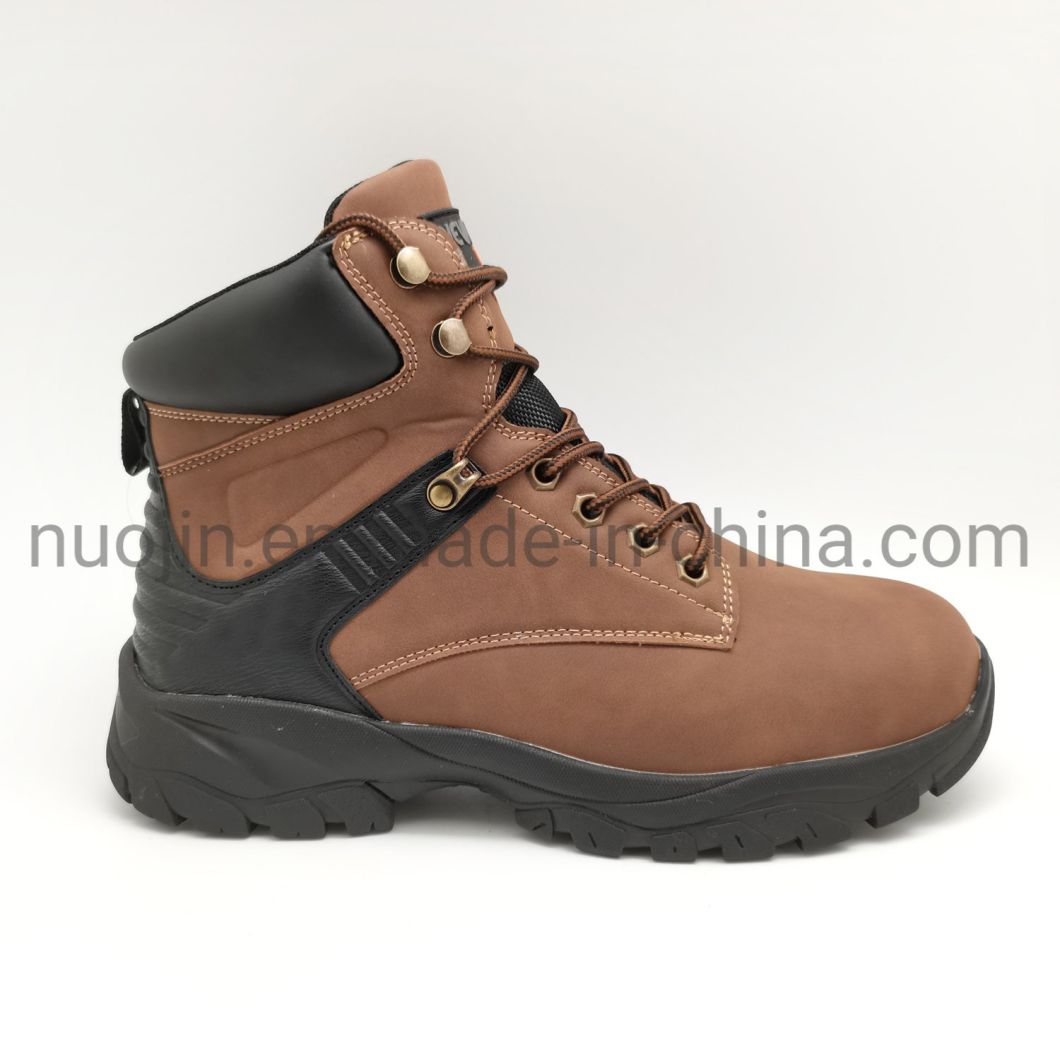 Bottes de travail pour hommes en cuir PU bottes de s&eacute;curit&eacute; &agrave; bout en acier chaussures de travail de s&eacute;curit&eacute; pour hommes