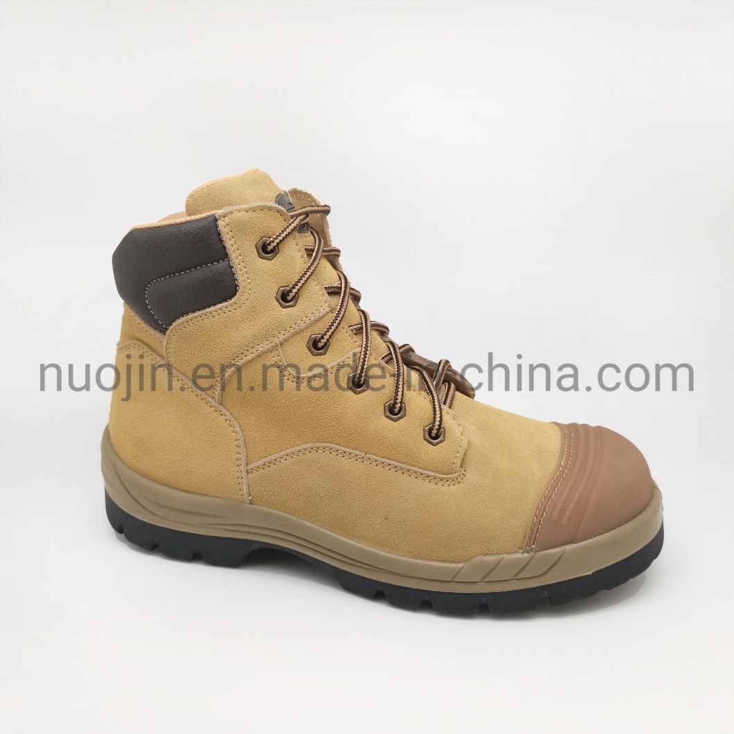 Bottes de travail pour hommes, chaussures de s&eacute;curit&eacute;, chaussures de plein air, bout en acier, chaussures de s&eacute;curit&eacute; en cuir Anti Smash pour homme