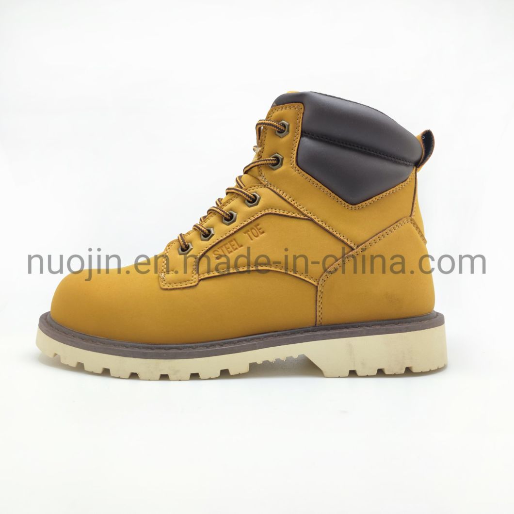 Chaussure de s&eacute;curit&eacute; avec bout en acier pour hommes, bottes de s&eacute;curit&eacute;, semelle ext&eacute;rieure en caoutchouc antid&eacute;rapante, chaussures de travail, botte de travail de Construction industrielle