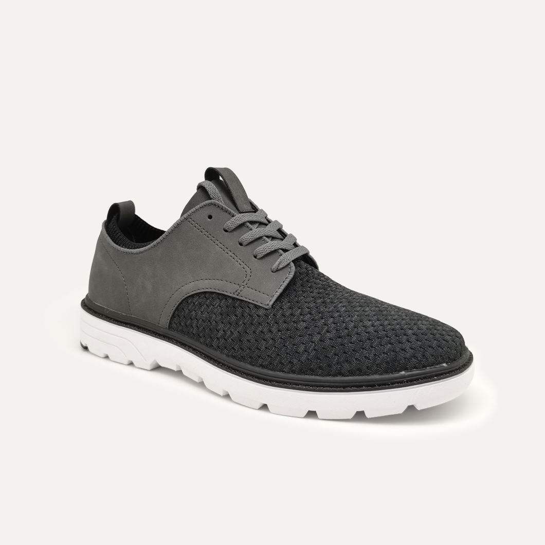 Nouvelles chaussures d&eacute;contract&eacute;es en tricot respirant pour hommes, chaussures de mode pour hommes