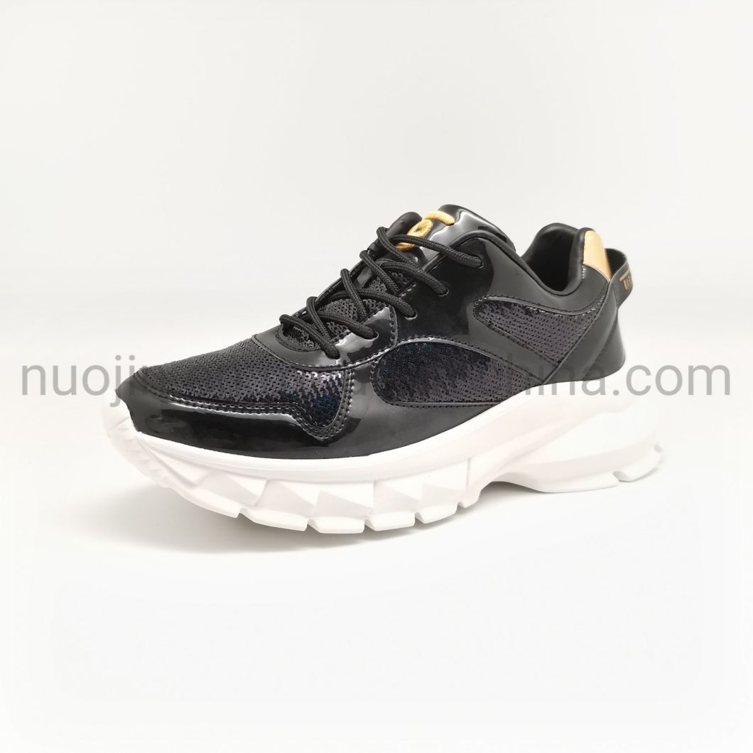 Chaussures de sport brillantes pour femmes, chaussures de luxe pour femmes, chaussures plates pour femmes, offre sp&eacute;ciale