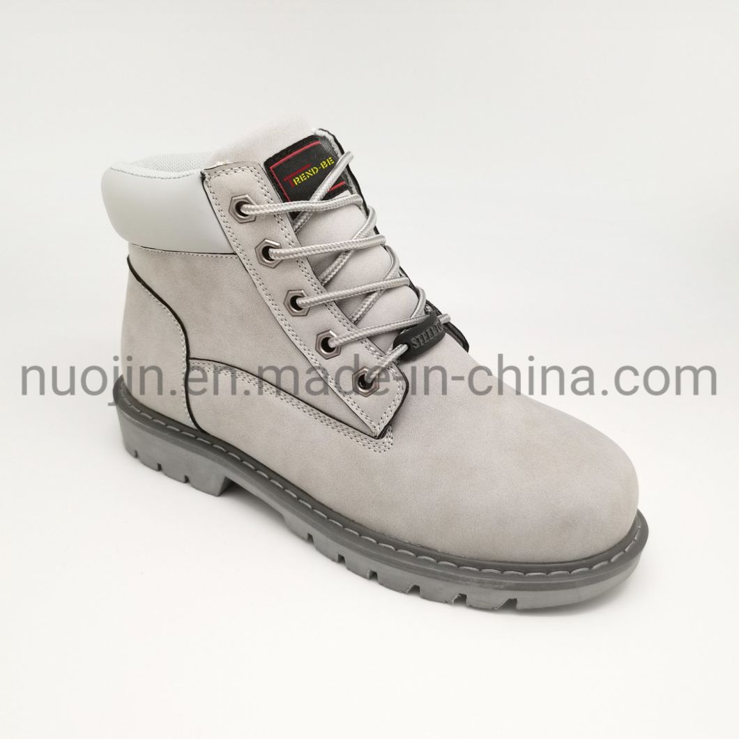 Chaussures en cuir respirant pour femmes, fabricant chinois, bout en acier, bottes de travail antid&eacute;rapantes, chaussures de s&eacute;curit&eacute; pour femmes