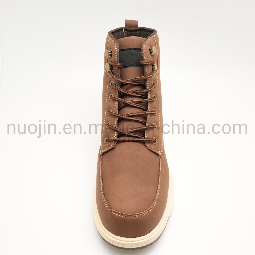 Chaussures de s&eacute;curit&eacute; au travail pour hommes, bottines d'ext&eacute;rieur en cuir r&eacute;sistant &agrave; l'usure