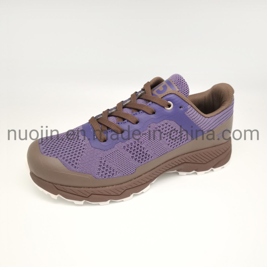 Chaussures de sport respirantes en plein air pour femmes, chaussures de randonn&eacute;e &agrave; lacets antid&eacute;rapantes