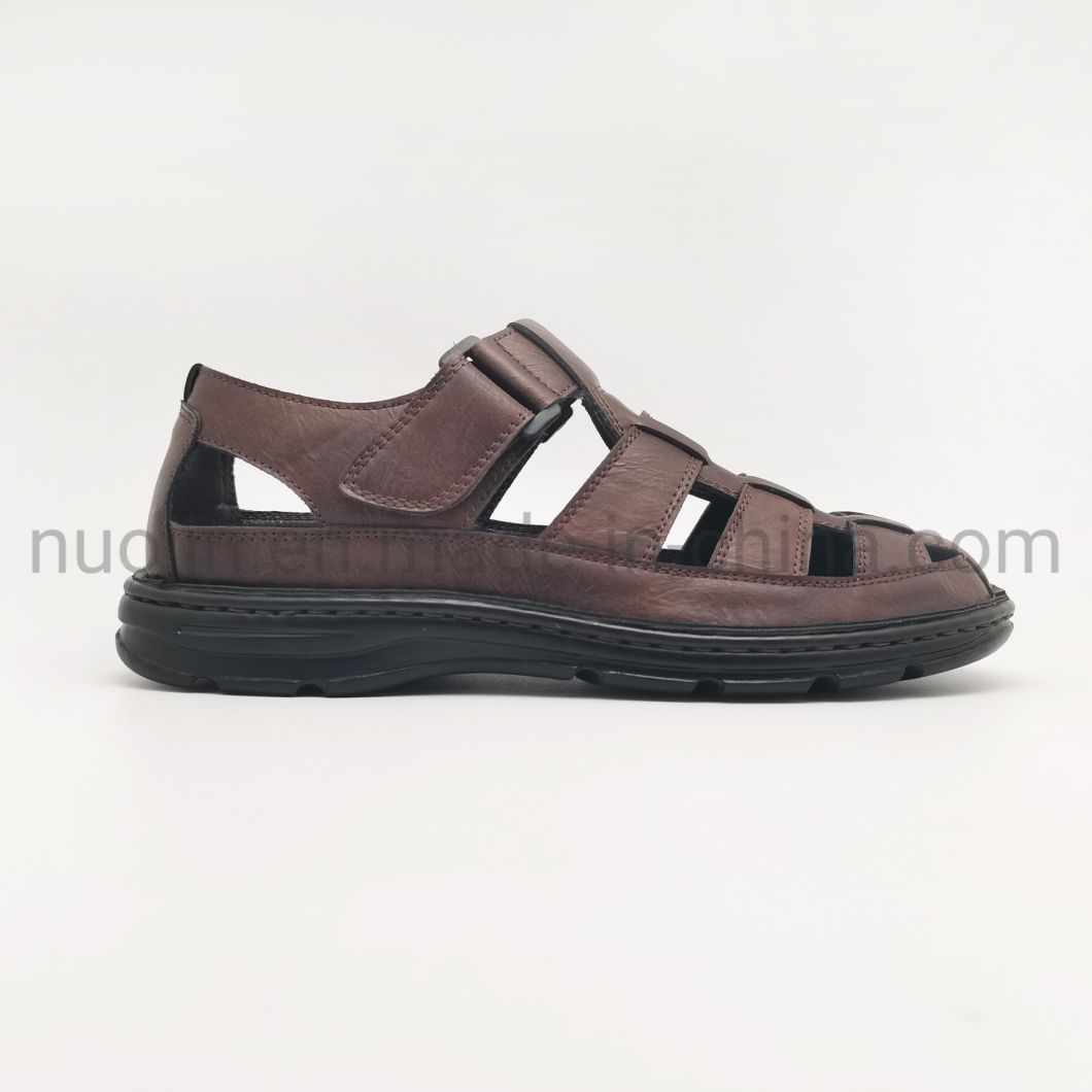 &Eacute;t&eacute; confortable hommes Fashion Slipper PU Beach hommes sandales