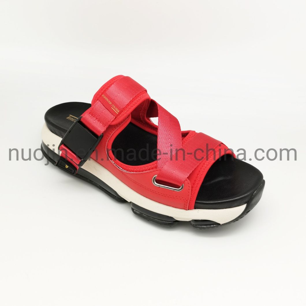 Sandale de plage d'&eacute;t&eacute; pour hommes Fashion Plain Slide Sandal Hommes Braid Sandales Pantoufles