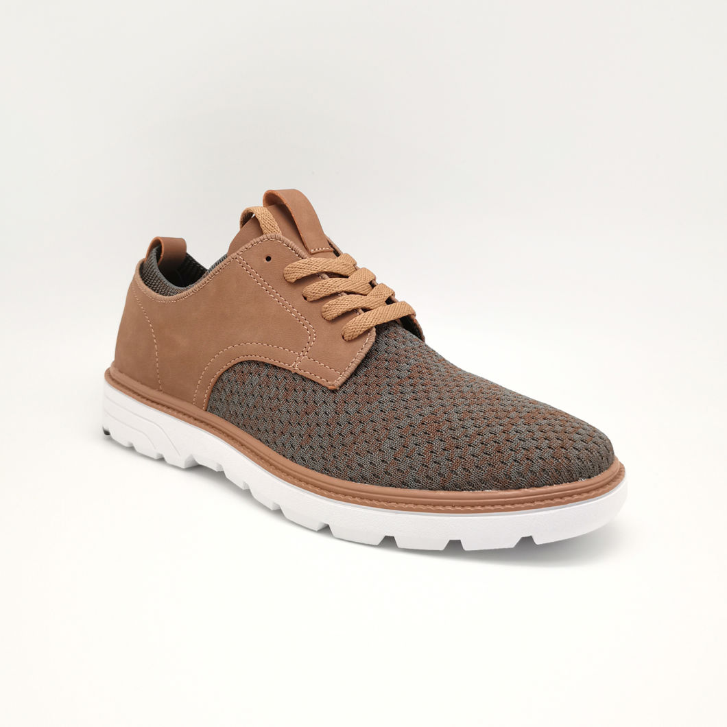 Nouvelles chaussures d&eacute;contract&eacute;es en tricot respirant pour hommes, chaussures de mode pour hommes