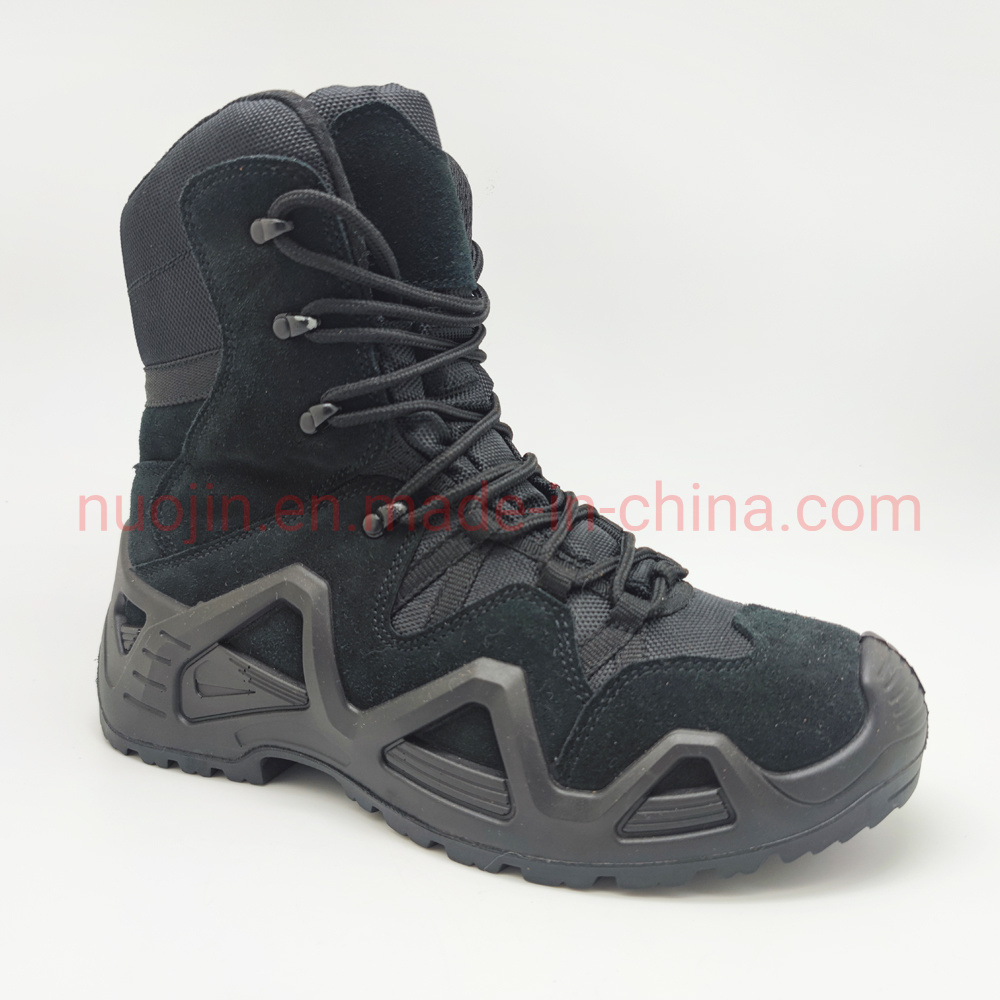 Bottes de s&eacute;curit&eacute; en daim de vache imperm&eacute;ables noires pour hommes, chaussures de s&eacute;curit&eacute; &agrave; bout Composite avec semelle ext&eacute;rieure en caoutchouc, nouvelle collection 2023