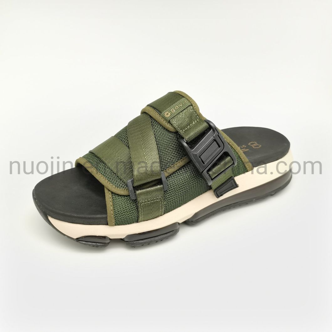 Sandales &agrave; plateforme &agrave; la mode pour hommes, chaussures d'&eacute;t&eacute; confortables &agrave; bout ouvert, pantoufles d'ext&eacute;rieur